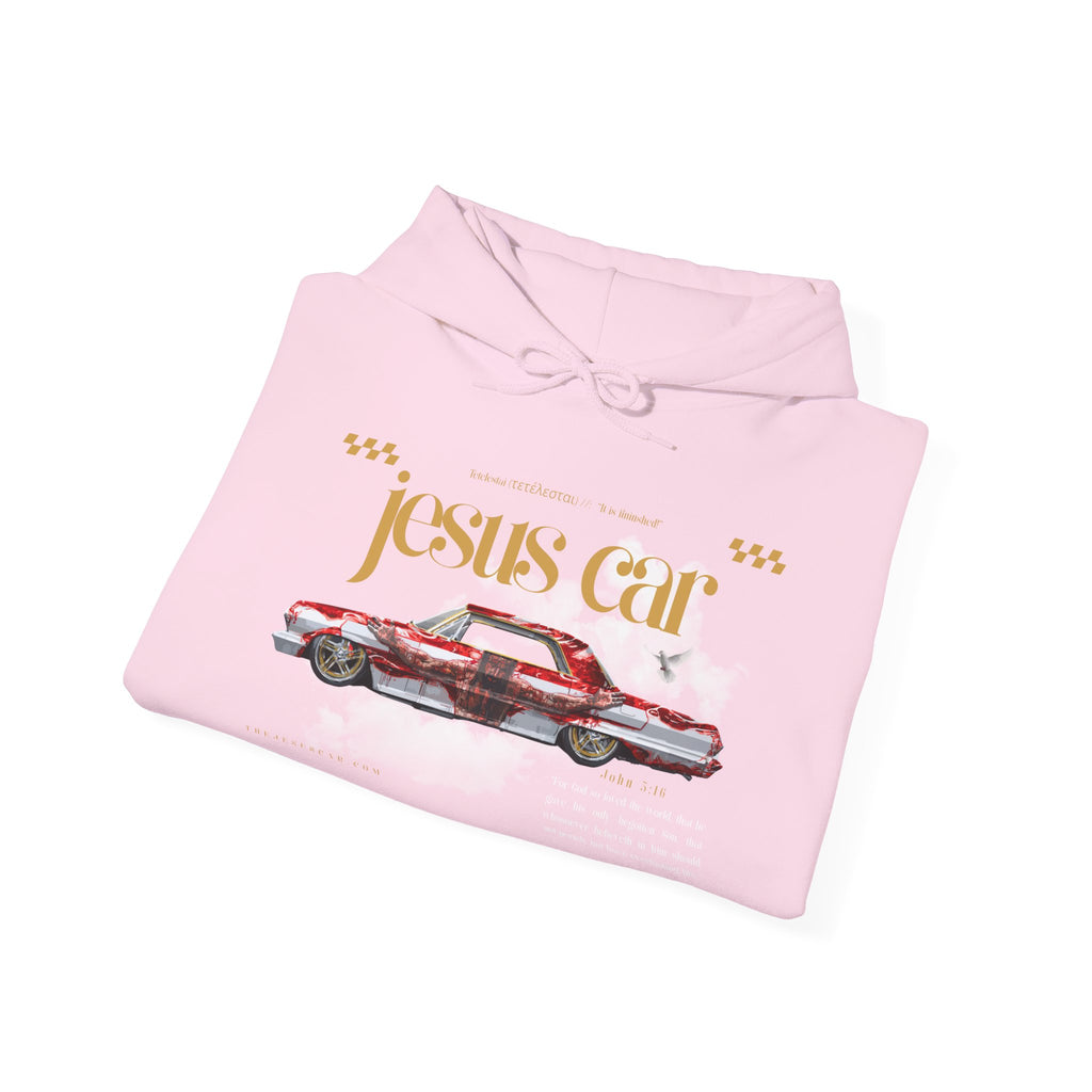 Dove Cloud Hoodie with Jesus Car, John 3:16, Religious Sweatshirt, Christian Clothing, Christian Gift, Cozy Unisex Hoodie