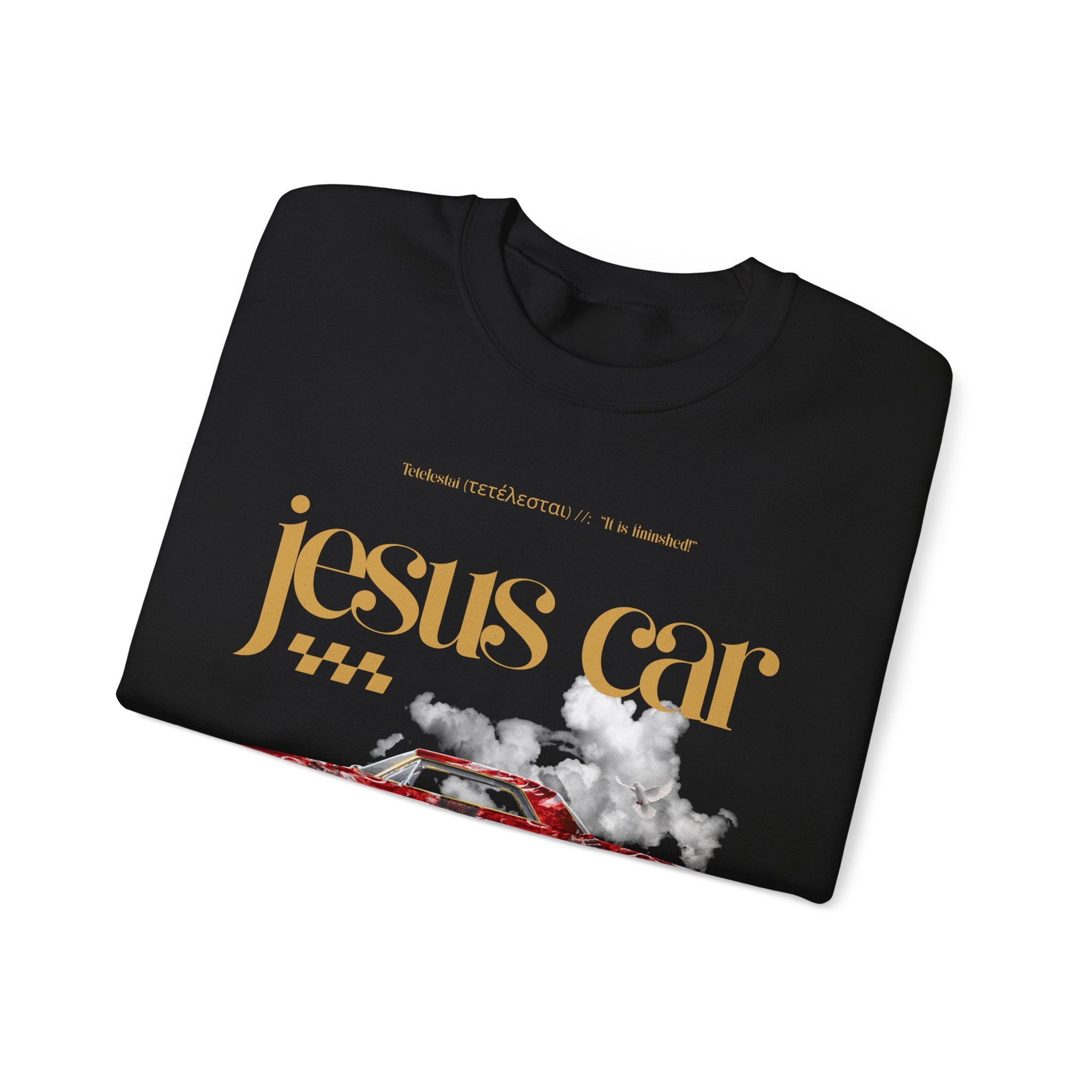 Dove Cloud Crewneck Sweatshirt, Jesus Car, John 3:16, Christian Clothing, Christian Gift, Casual Wear, Faith-Based Apparel