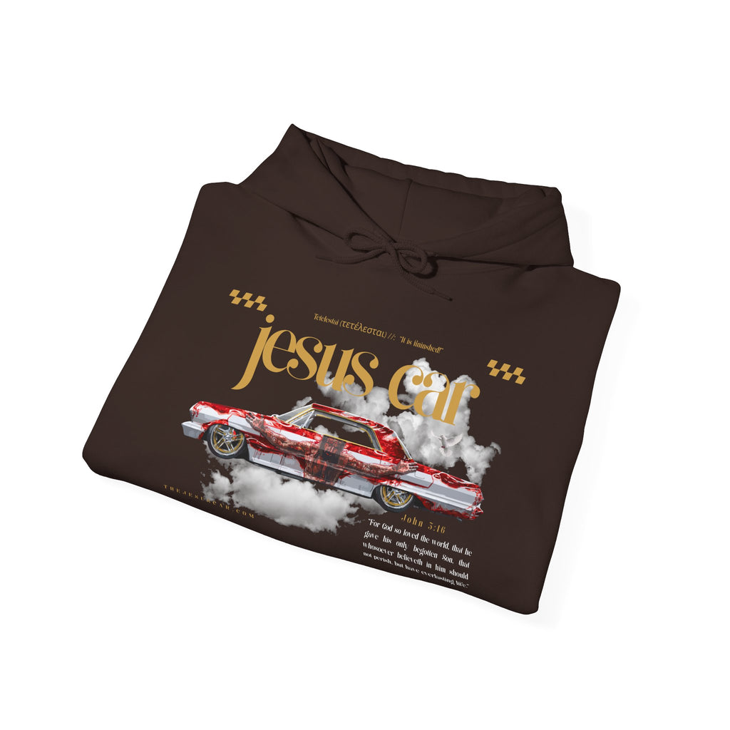Dove Cloud Hoodie with Jesus Car, John 3:16, Religious Sweatshirt, Christian Clothing, Christian Gift, Cozy Unisex Hoodie