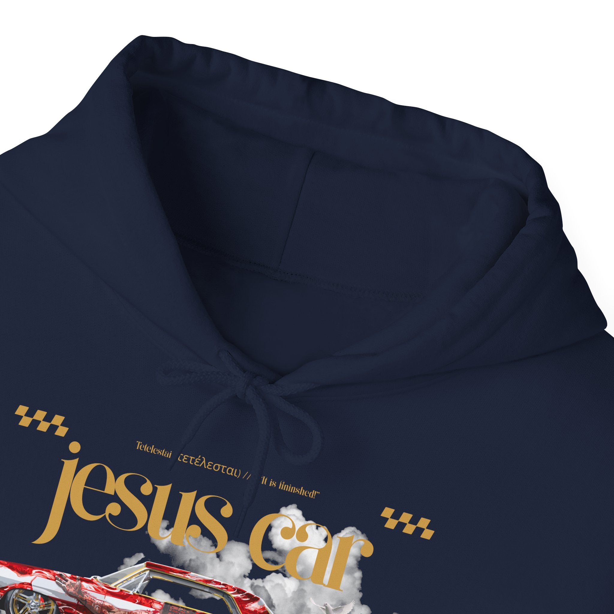 Dove Cloud Hoodie with Jesus Car, John 3:16, Religious Sweatshirt, Christian Clothing, Christian Gift, Cozy Unisex Hoodie