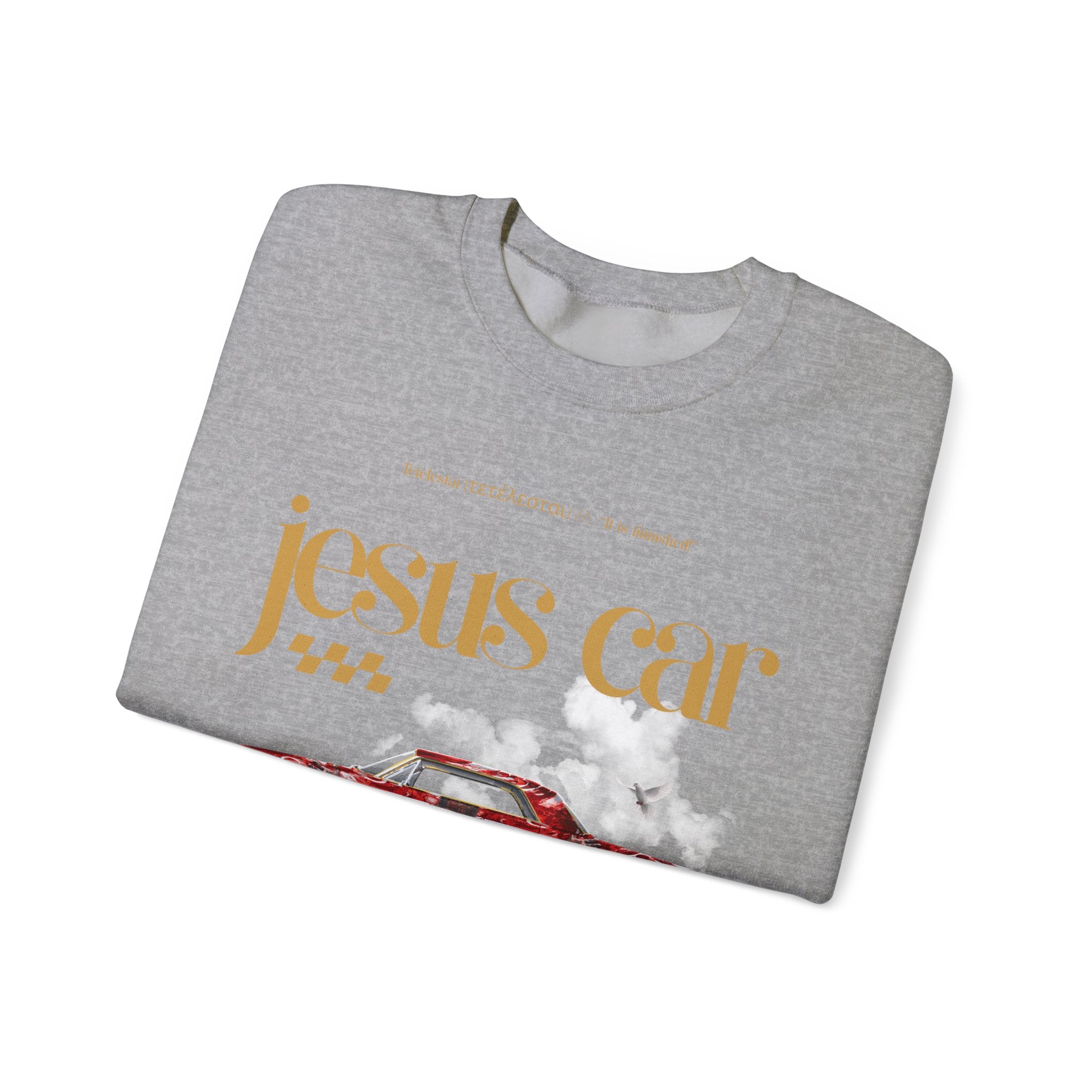 Dove Cloud Crewneck Sweatshirt, Jesus Car, John 3:16, Christian Clothing, Christian Gift, Casual Wear, Faith-Based Apparel