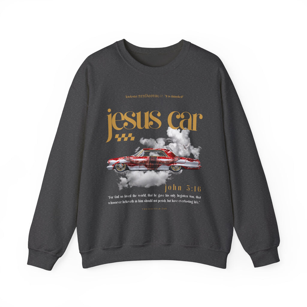 Dove Cloud Crewneck Sweatshirt, Jesus Car, John 3:16, Christian Clothing, Christian Gift, Casual Wear, Faith-Based Apparel