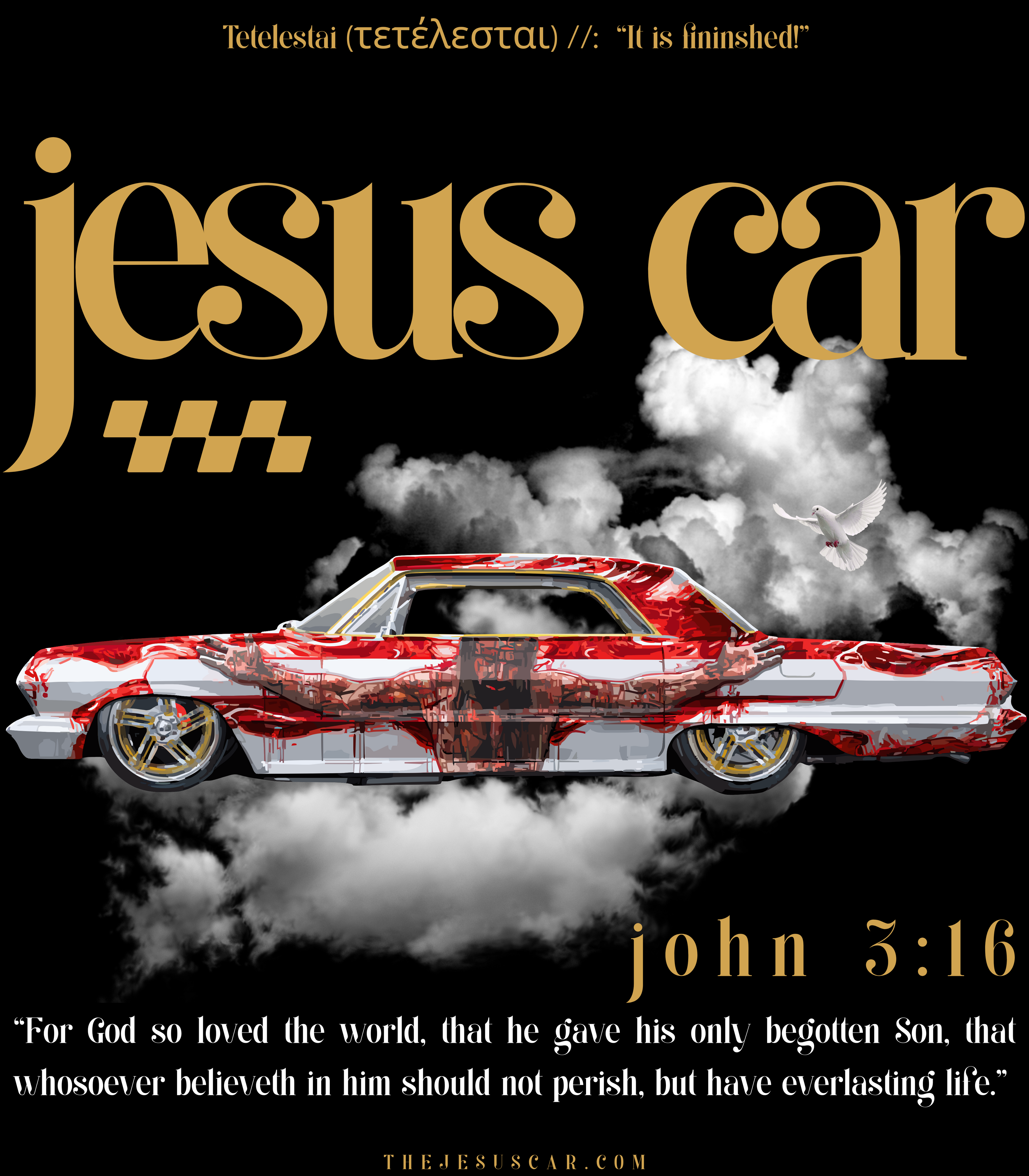 Dove Cloud Crewneck Sweatshirt, Jesus Car, John 3:16, Christian Clothing, Christian Gift, Casual Wear, Faith-Based Apparel