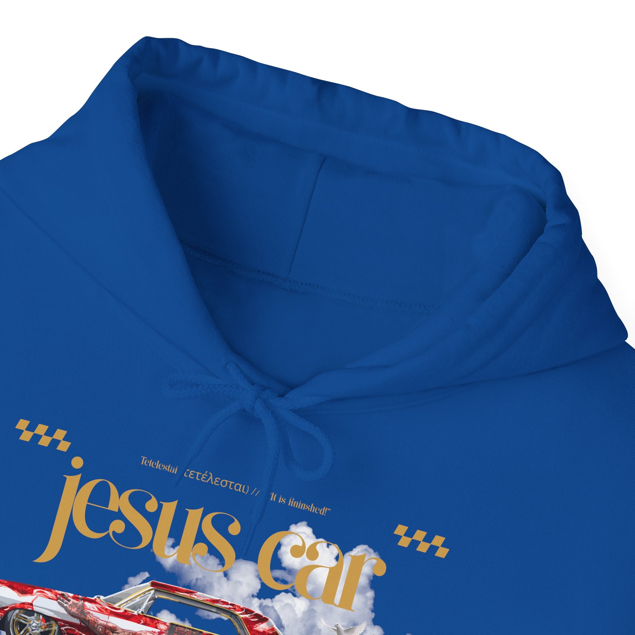 Dove Cloud Hoodie with Jesus Car, John 3:16, Religious Sweatshirt, Christian Clothing, Christian Gift, Cozy Unisex Hoodie