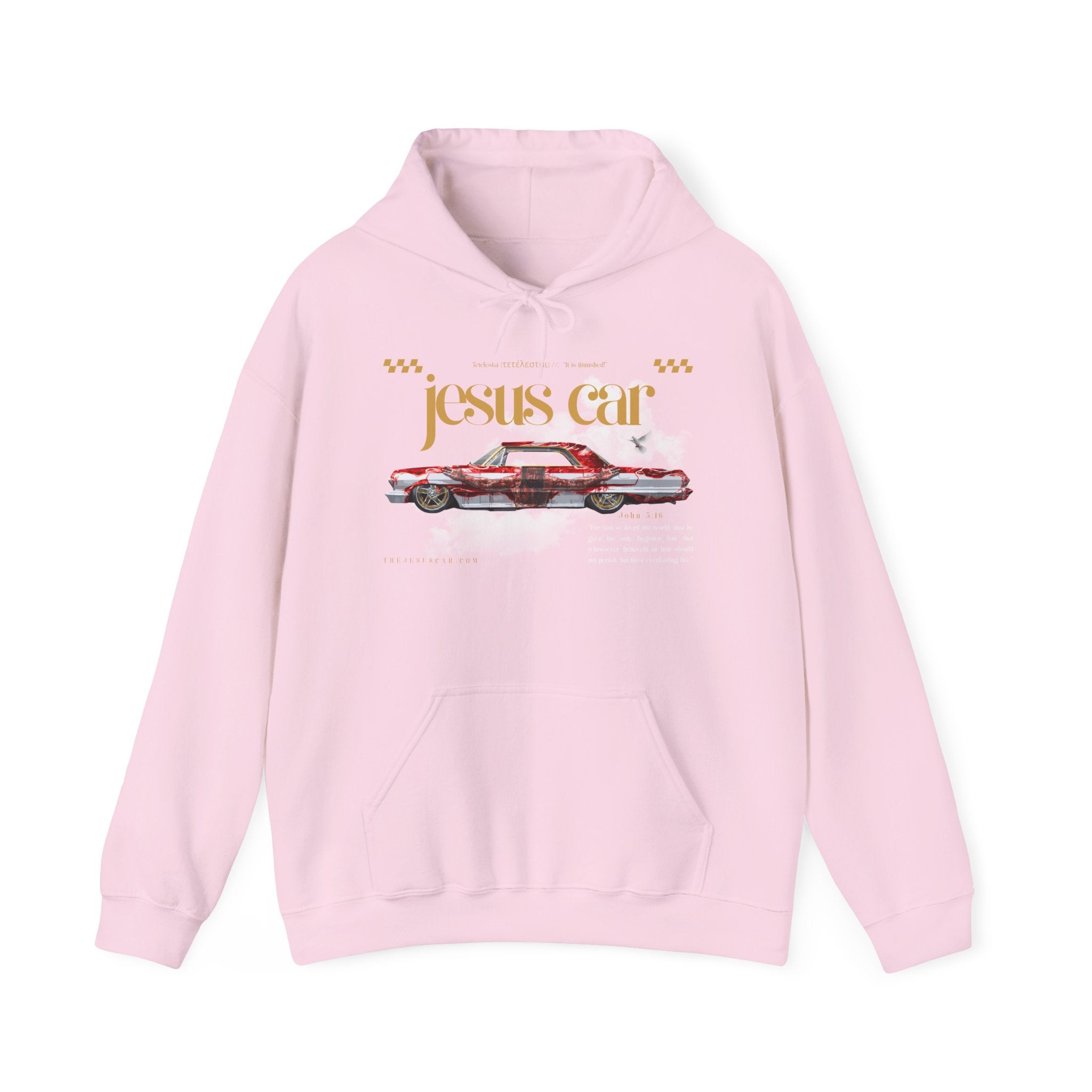 Dove Cloud Hoodie with Jesus Car, John 3:16, Religious Sweatshirt, Christian Clothing, Christian Gift, Cozy Unisex Hoodie