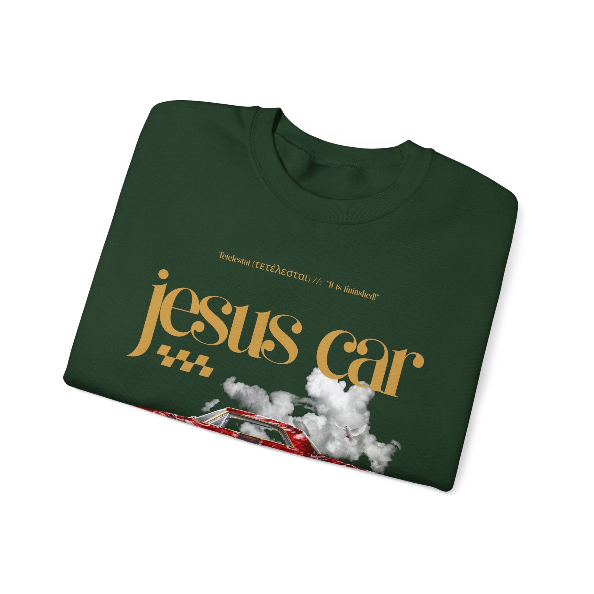 Dove Cloud Crewneck Sweatshirt, Jesus Car, John 3:16, Christian Clothing, Christian Gift, Casual Wear, Faith-Based Apparel