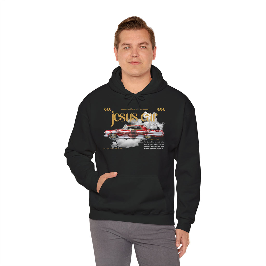 Dove Cloud Hoodie with Jesus Car, John 3:16, Religious Sweatshirt, Christian Clothing, Christian Gift, Cozy Unisex Hoodie