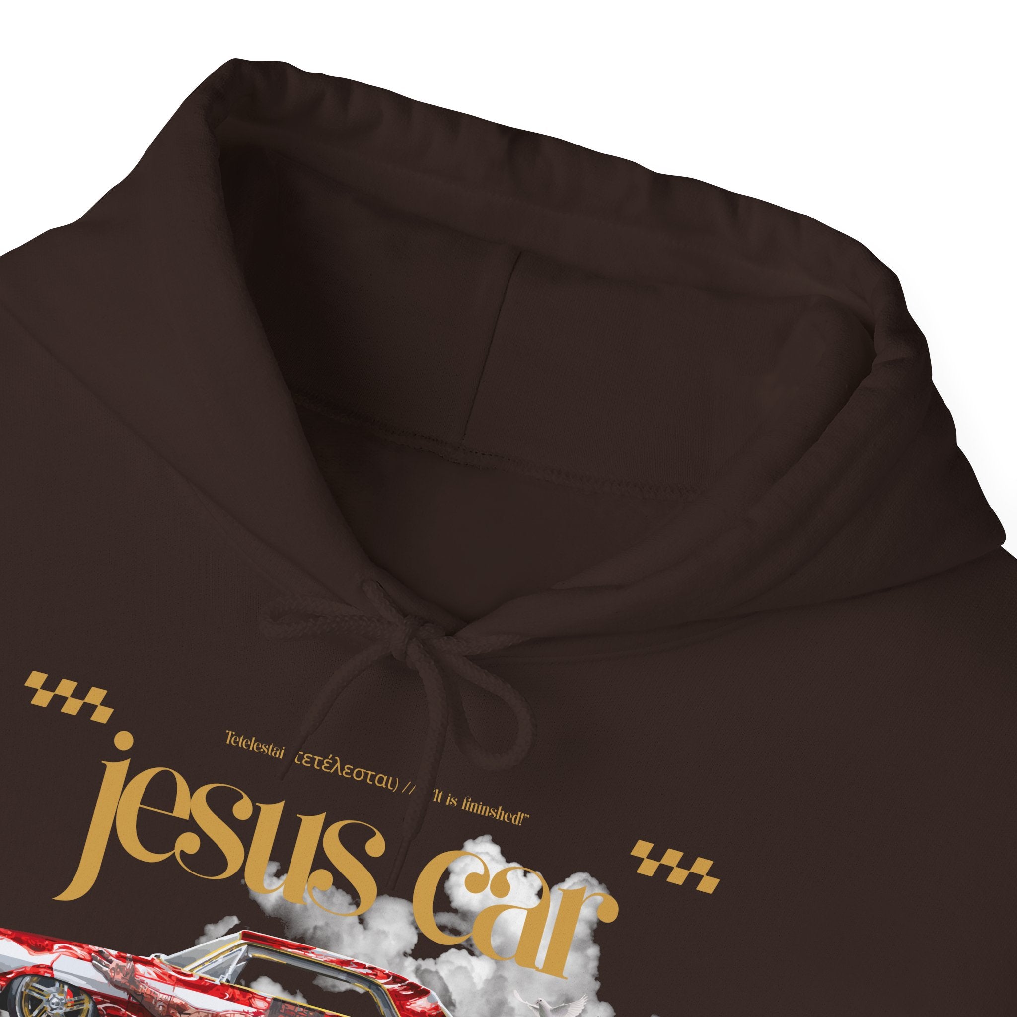 Dove Cloud Hoodie with Jesus Car, John 3:16, Religious Sweatshirt, Christian Clothing, Christian Gift, Cozy Unisex Hoodie