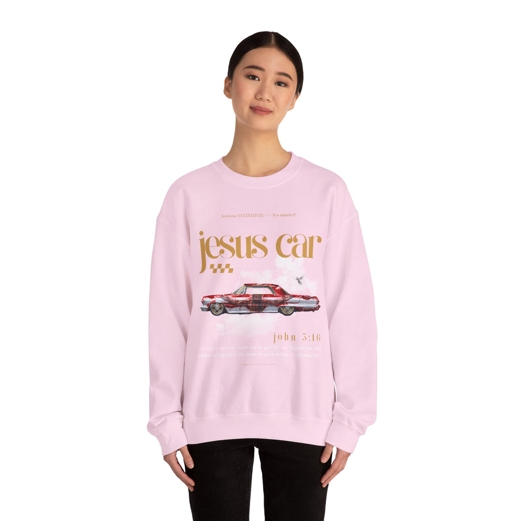 Dove Cloud Crewneck Sweatshirt, Jesus Car, John 3:16, Christian Clothing, Christian Gift, Casual Wear, Faith-Based Apparel