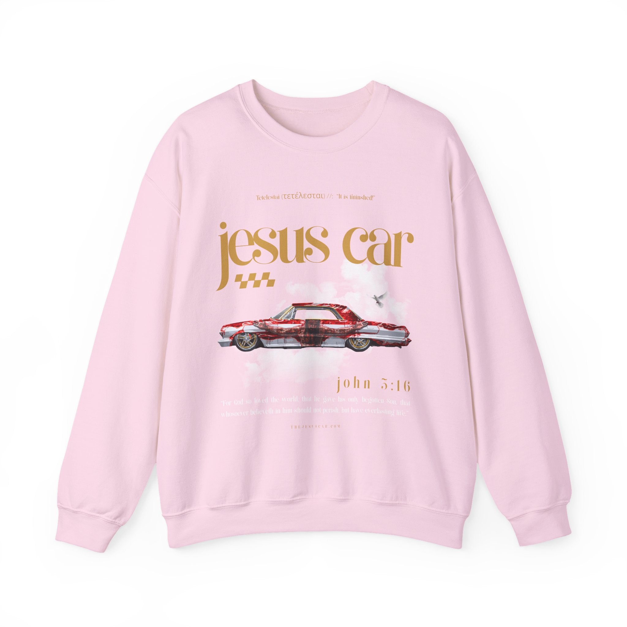 Dove Cloud Crewneck Sweatshirt, Jesus Car, John 3:16, Christian Clothing, Christian Gift, Casual Wear, Faith-Based Apparel